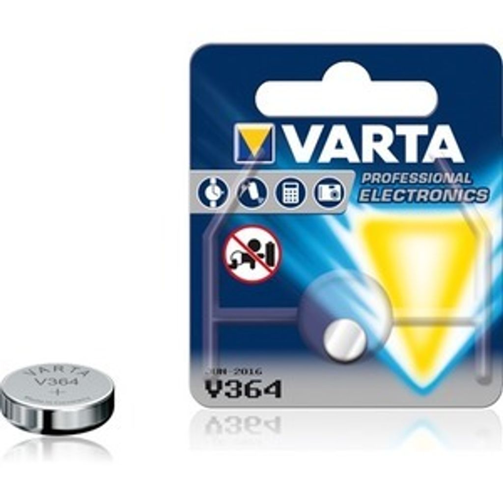 Varta v 364, Einwegbatterie, Alkali, 1,55 V, 20 mAh, 6,8 Produktbild 