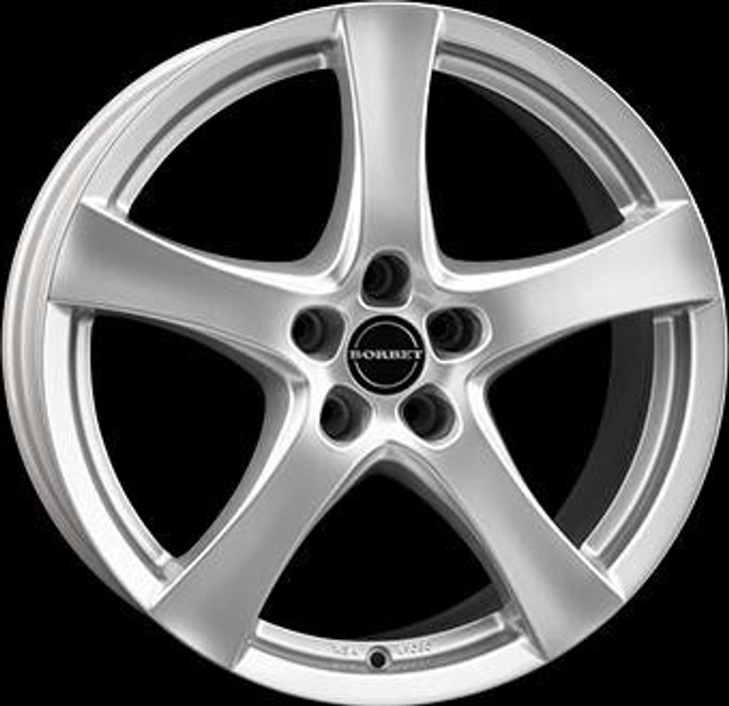 15 Zoll Alufelge BORBET F 15"x6,0" 4x100 PCD ET35 64,0mm Felge Silber