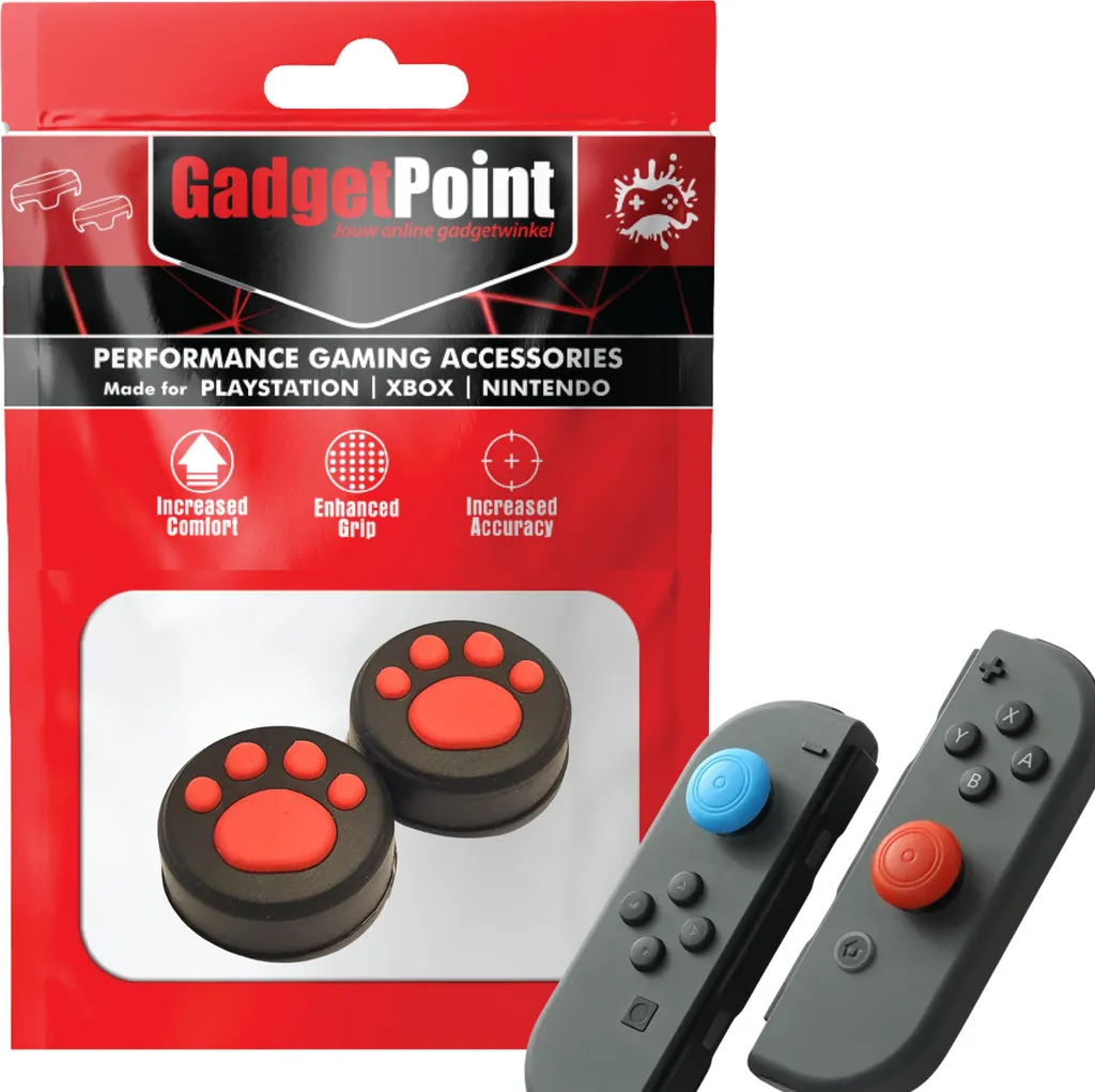 Accessori Joy-Con Switch - Kit Impugnature Antiscivolo Pollici