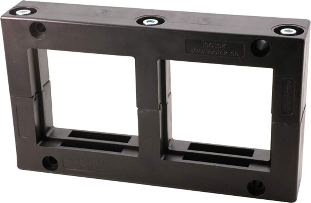 icotek Kabeleinführungsleiste Jumbo KEL-JUMBO/02 für Kabeltüllen 2 Jumbo Anschraubloch 147,5mm x 100,5mm Bohrung