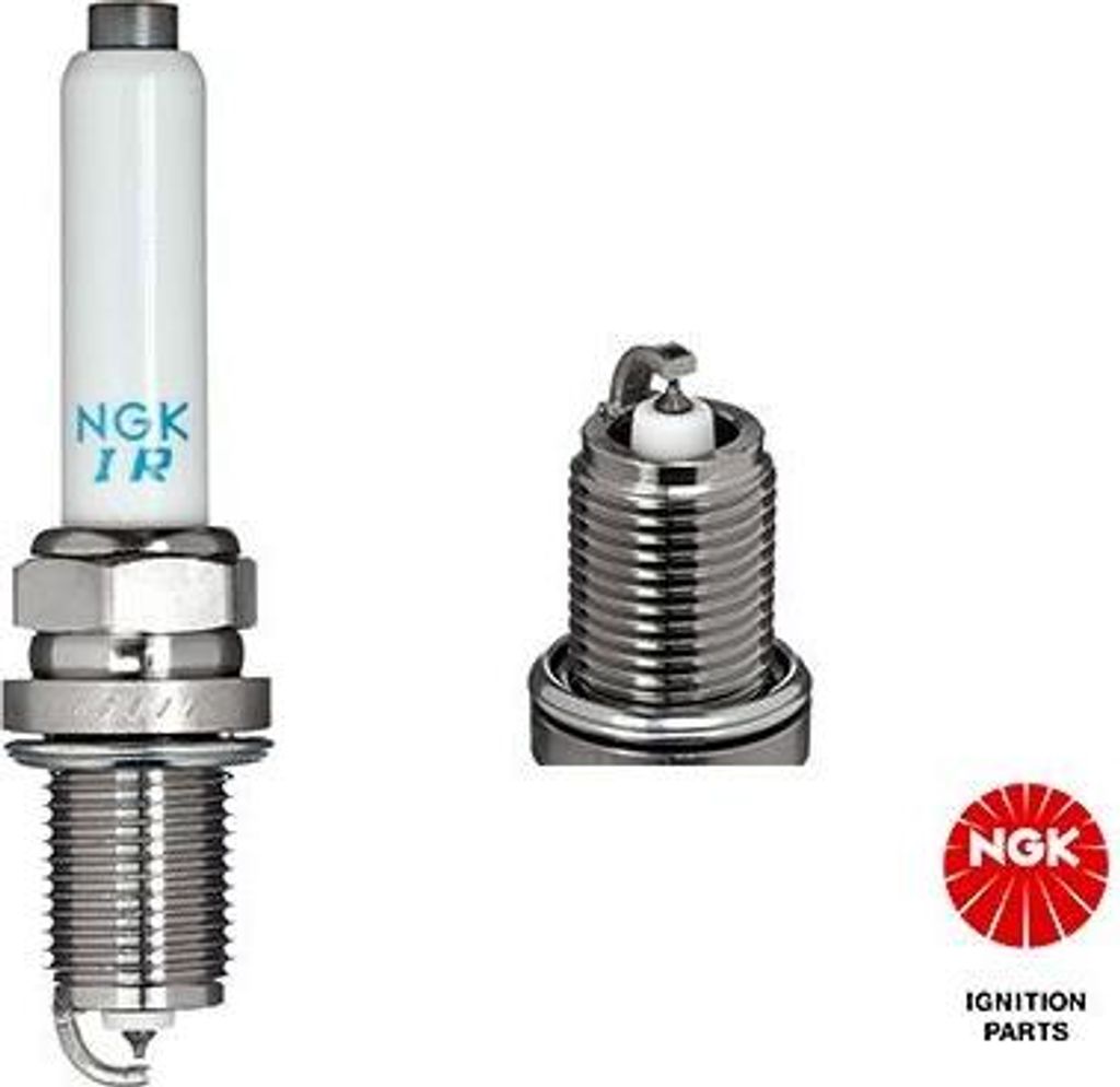 NGK Iridium Zündkerze 96045, Gewinde M14x1,25, 19mm Länge, SW16