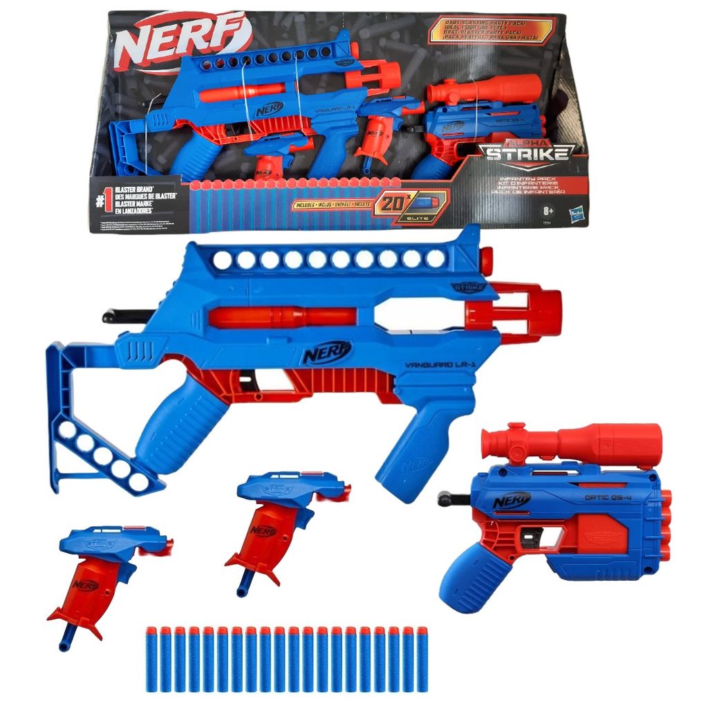 HASBRO NERF Alpha Strike Infanterie E8964 /4 Zdjęcie produktu 