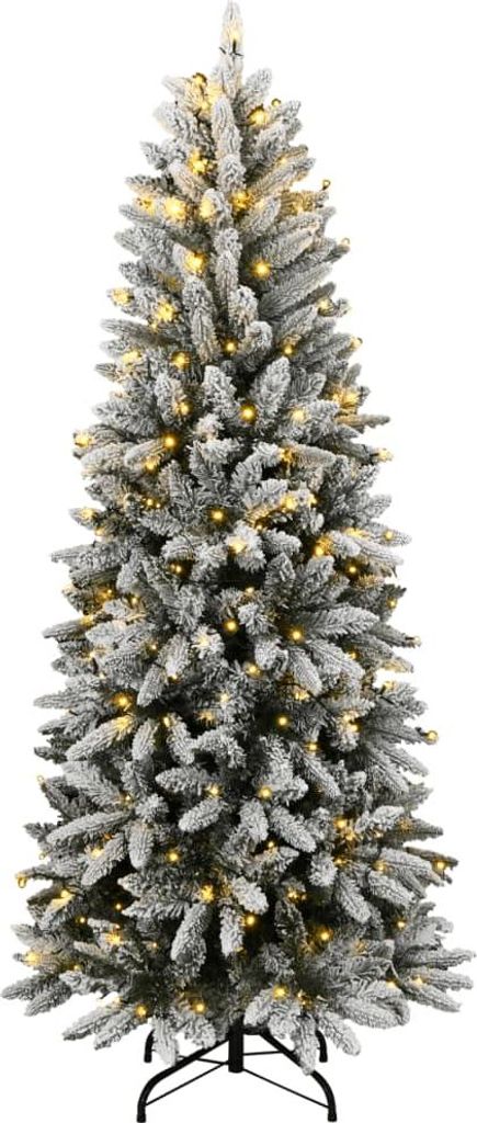 vidaXL Künstlicher Weihnachtsbaum mit Schnee 300 LEDs 240 cm