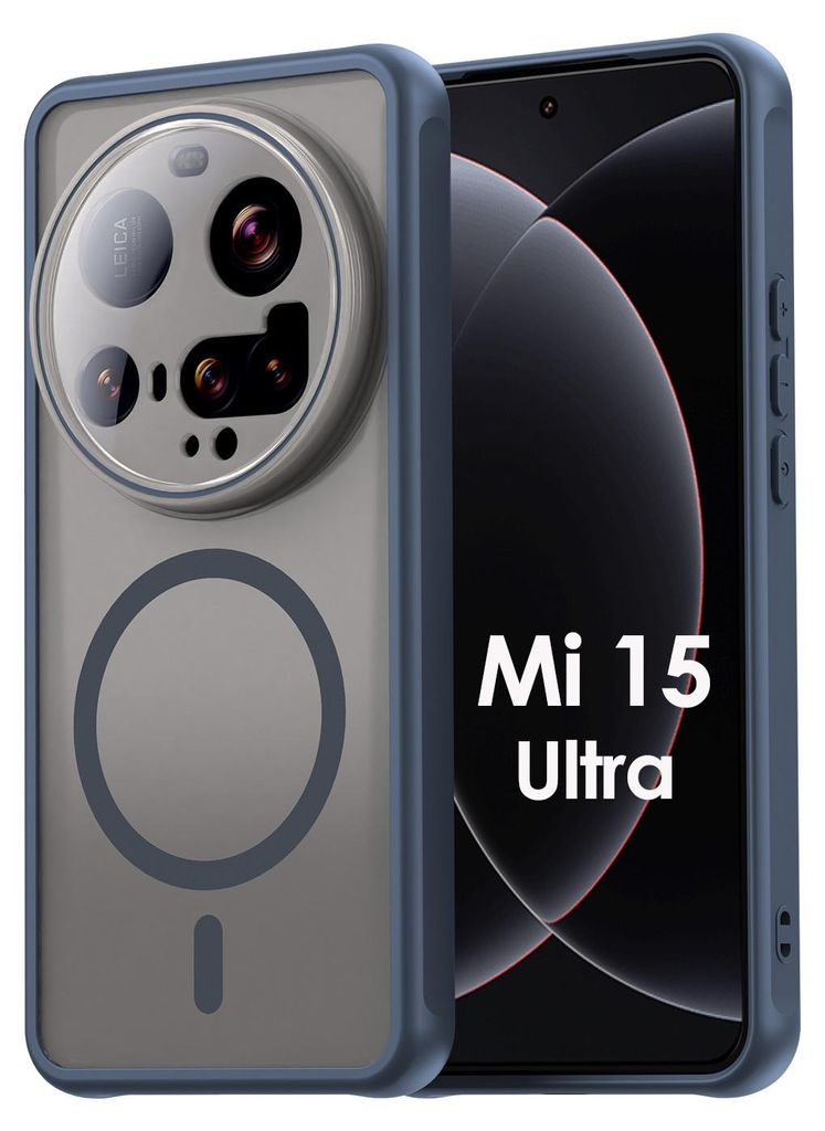 Handyhülle für Xiaomi 15 Ultra Matt Case Schutzhülle Kratzfest Passgenau Blau