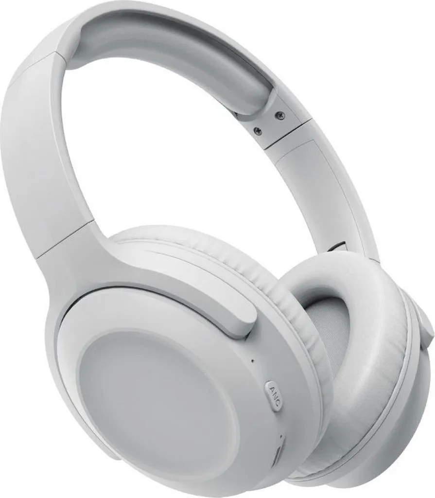 Fini le Bruit avec le Casque Muvit Pliable Blanc et sa Housse de Voyage