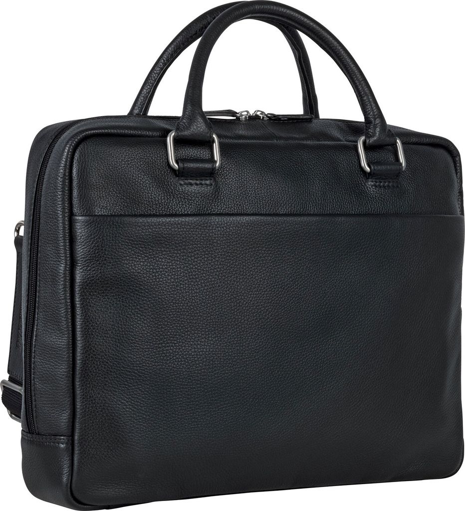 Leonhard Heyden Berlin Aktentasche Leder 38 cm Laptopfach