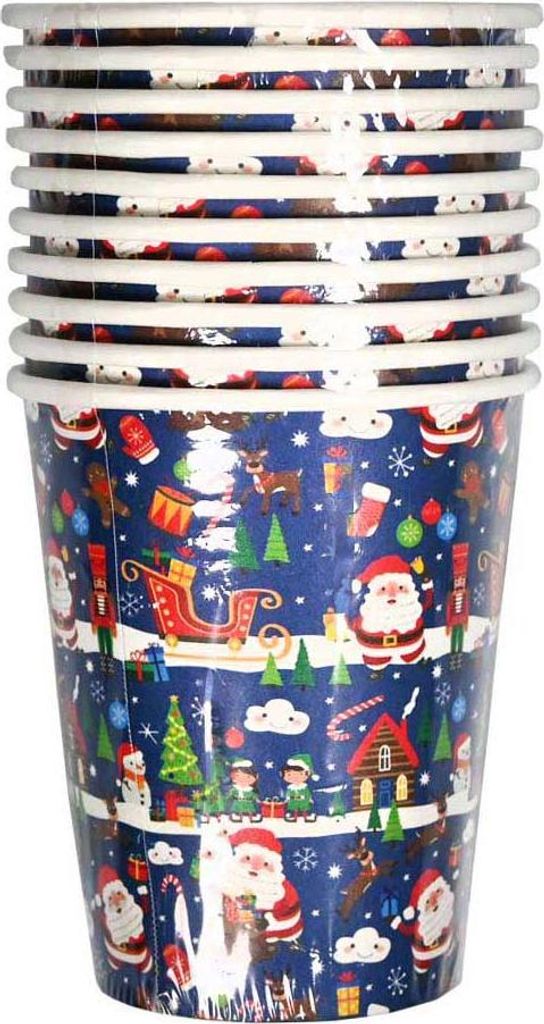Wins Holland Pappbecher Weihnachten - 10 Stk.
