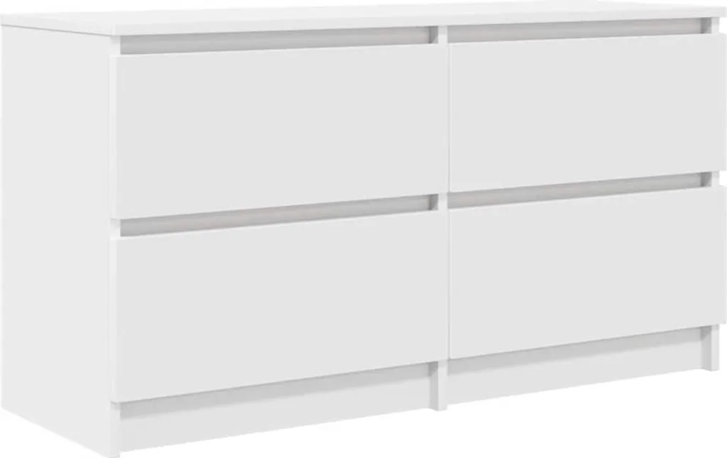 SYFAX™ Supporto TV Bianco 100x35x54cm - Multistrato Qualità Premium