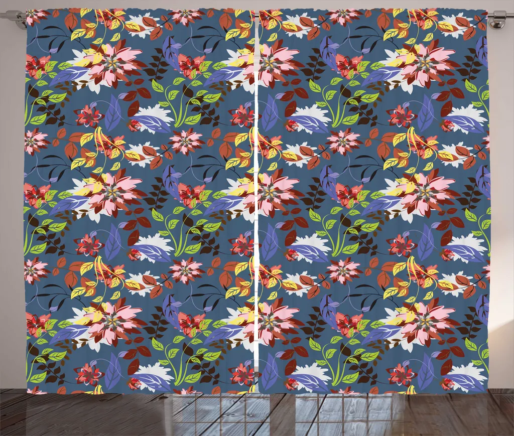 Rideau de Chambre Grande Largeur Style Champêtre pour Déco Printanière