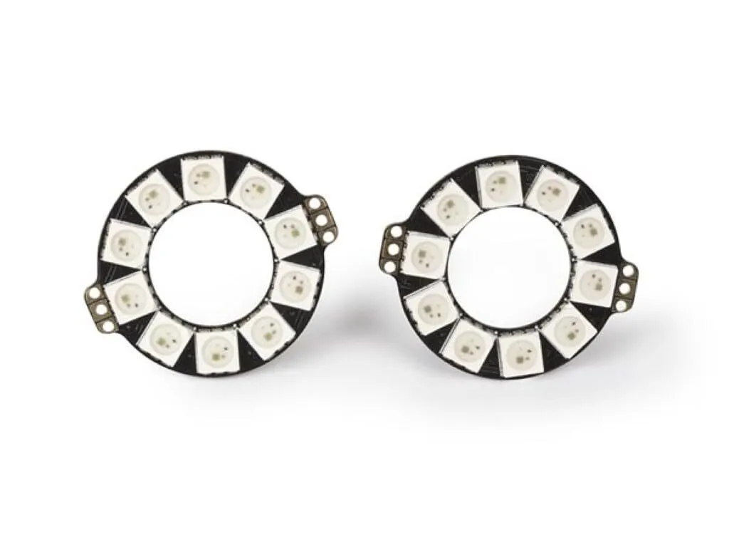 Pack 2 Moduli LED RGB Brightdot 32mm - Risoluzione 3.3V-5V Whadda