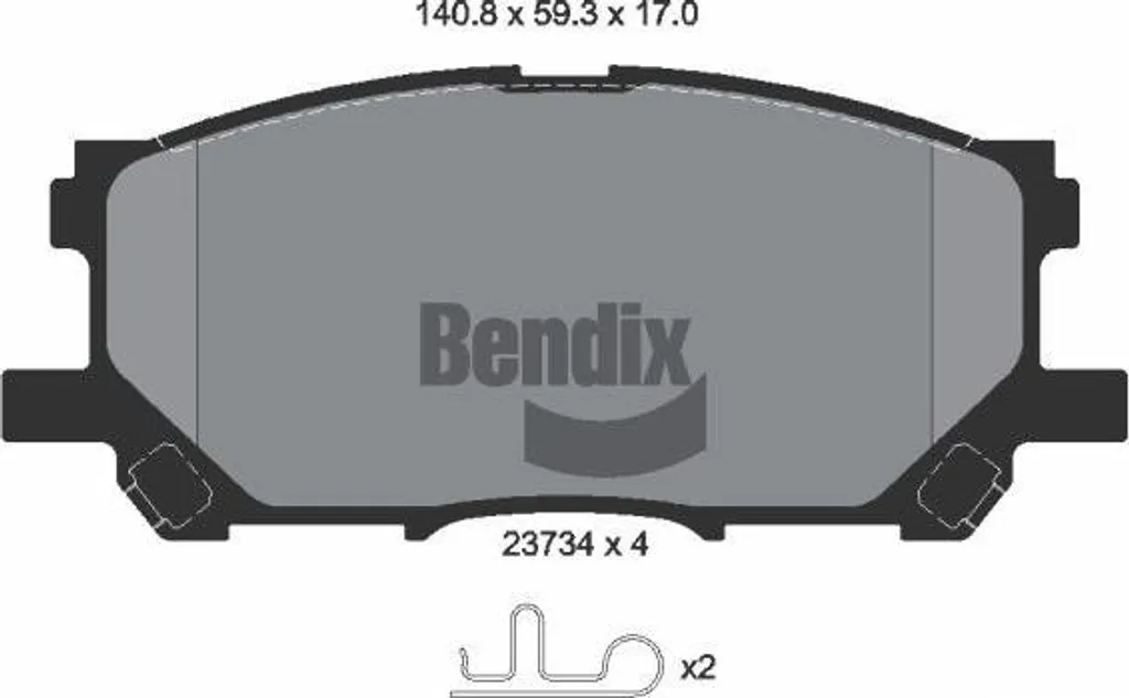 Plaquettes de Frein RX BENDIX BPD2031 : Idéal pour Conduite Urbaine et Route