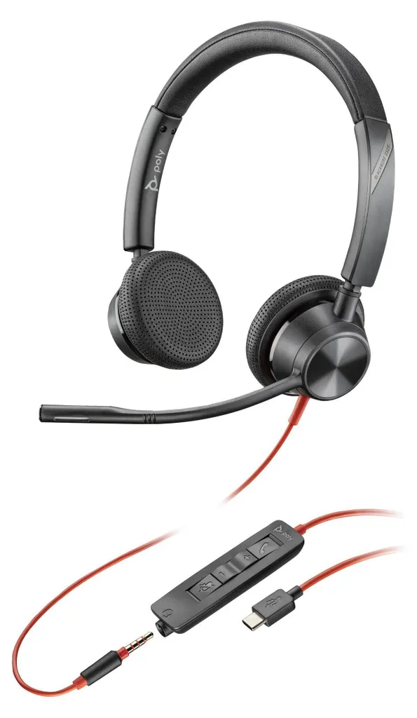 Casque HP Poly Blackwire 3325 Microsoft Teams avec Micro Antibruit USB - 2