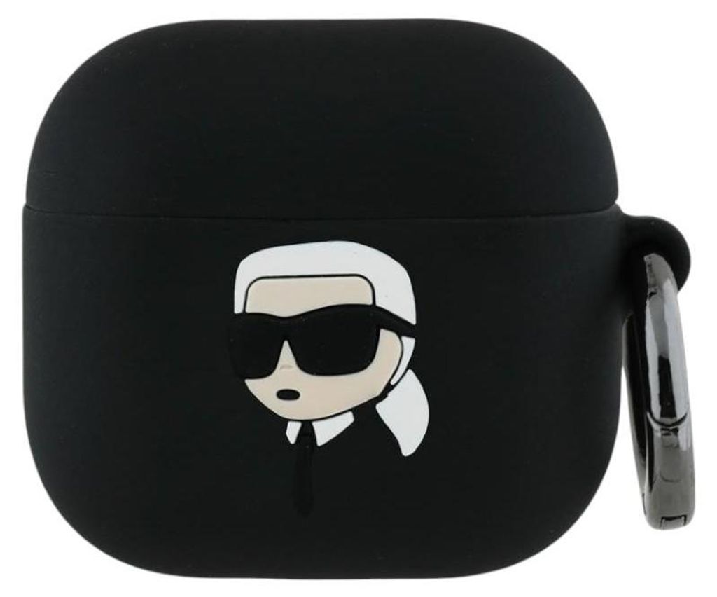 Karl Lagerfeld Kla4Runikk Airpods 4 Cover Black/Black Image du produit 