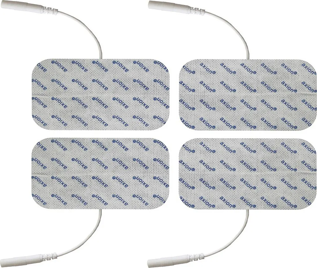 Électrodes TENS EMS Anti-Irritation 10x5 cm - Compatibles Prorelax 4 pcs