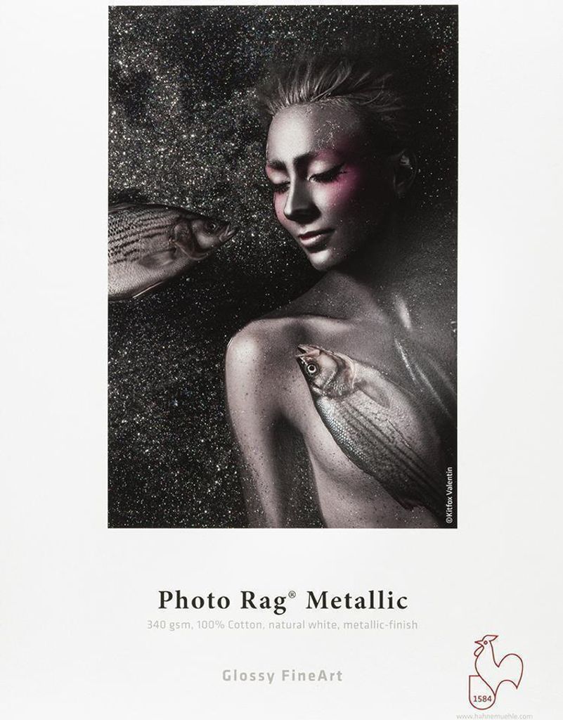 Hahnemühle Photo Rag Metallic FineArt Inkjet-Papier - 340 g/m² - 36" x 12 m - 1 Rolle