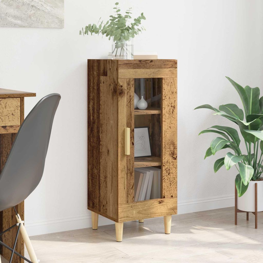 vidaXL Sideboard Altholz 34,5 x 32,5 x 90 cm Holzwerkstoff Produktbild 