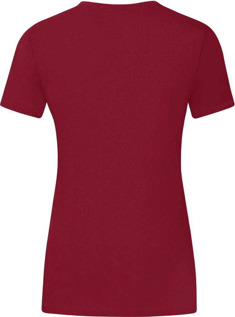 Jako Promo T-Shirt Damen - Weinrot / Neonorange