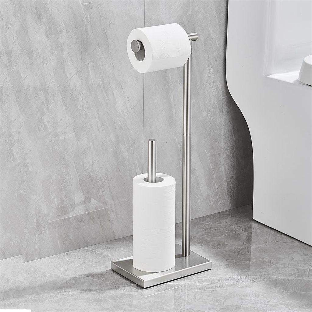 Freistehender Toilettenpapierhalter - Schwerlastbas Produktbild-Vorschau 12