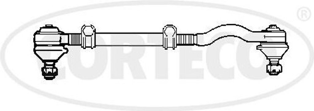 CORTECO 49396251 Spurstange Vorne Rechts Vorne Links für TOYOTA HIACE II Kasten (LH5, YH7, LH7, LH6, YH6, YH5) HIACE II Wagon