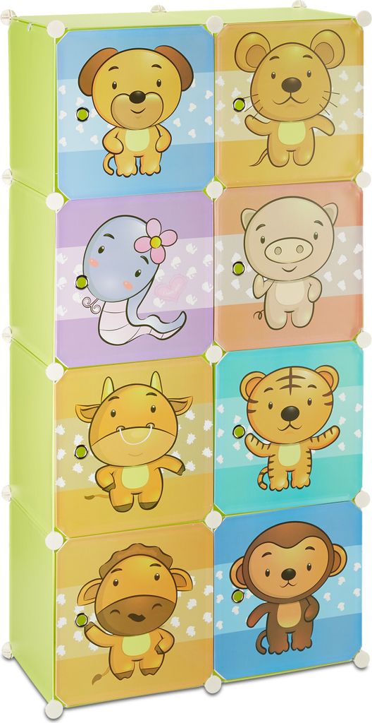 relaxdays Kinderregal Stecksystem Produktbild 10