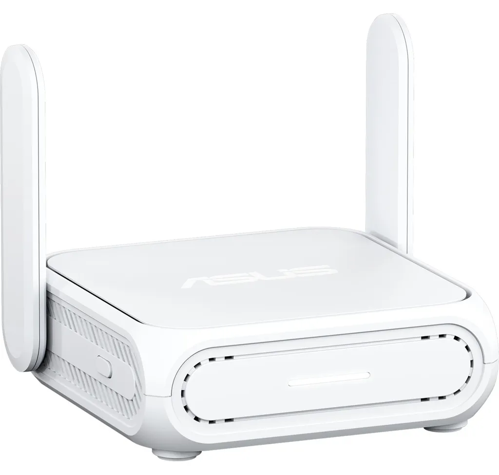 Routeur WiFi 7 ASUS RT-BE58 Go idéal pour gaming et streaming 4K blanc