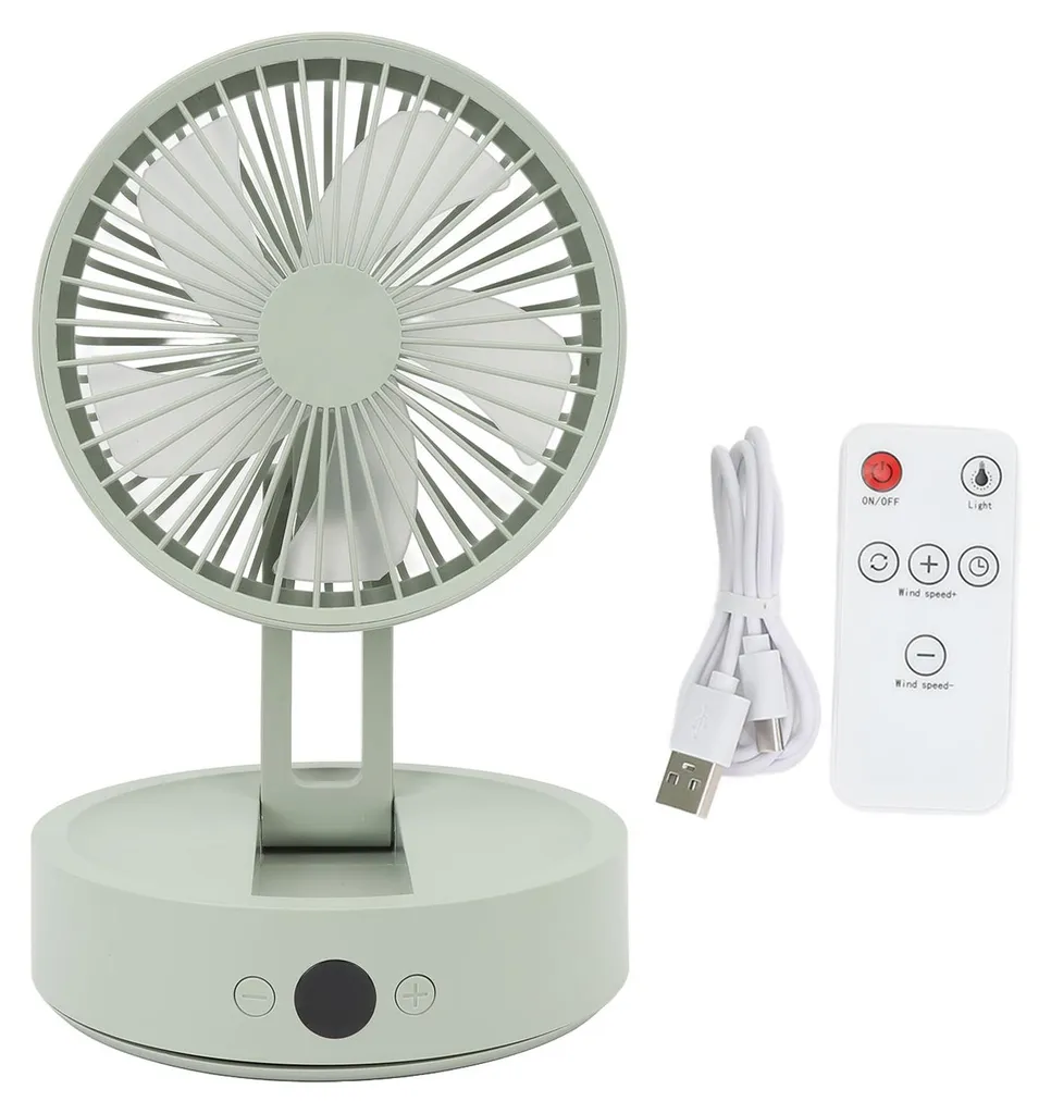 Ventilateur portable USB pour télétravail et bureau, format compact
