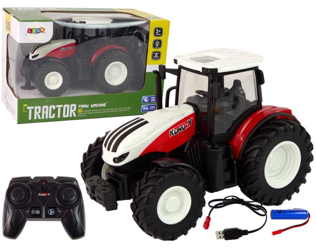 Poľnohospodársky traktor 1:24 na diaľkové ovládanie R/C Obrázok produktu 