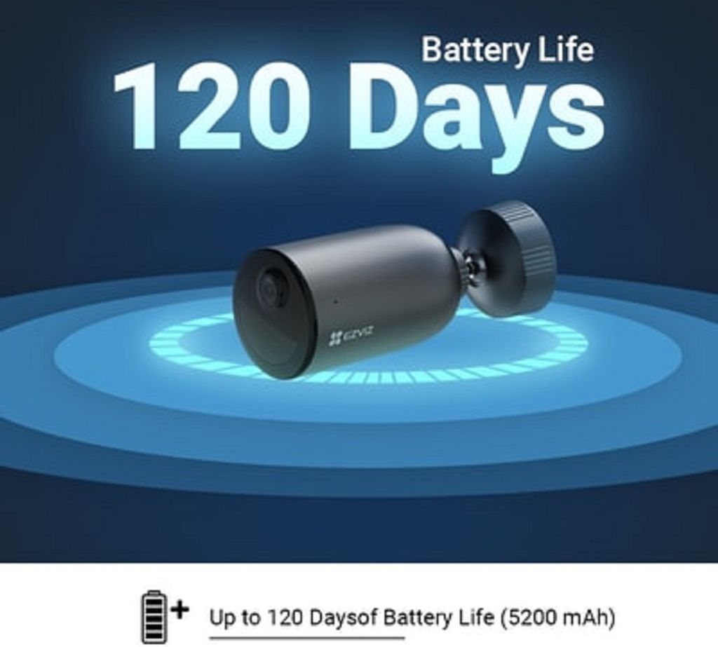 EZVIZ EB3 2K eigenständige 100 % kabellose Smart-Home Produktbild 22