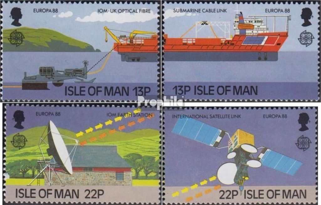 Briefmarken GB - Isle of Man 1988 Mi 367-370 (kompl.Ausg.) postfrisch Europa