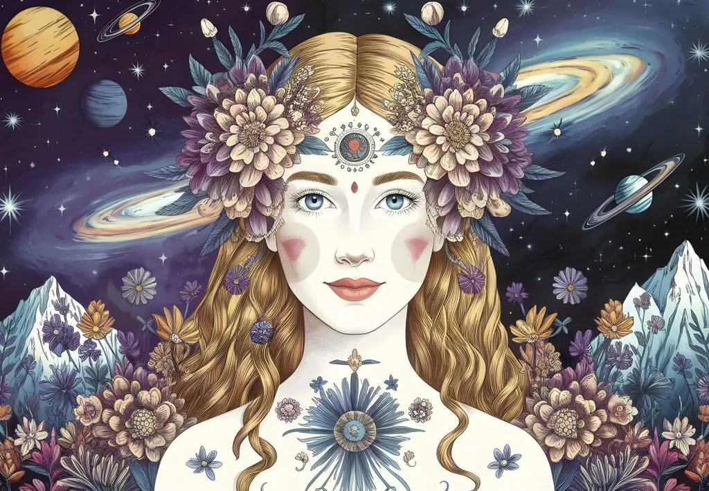 Puzzle Alipson Astral Goddess 1000 pièces au design céleste et onirique