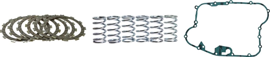 Kupplung Set für Kawasaki KLR 250 D Baujahr 1984-1992 Kupplungslamellen Kupplungsfedern Kupplungsdeckeldichtung von pamoto - Neu