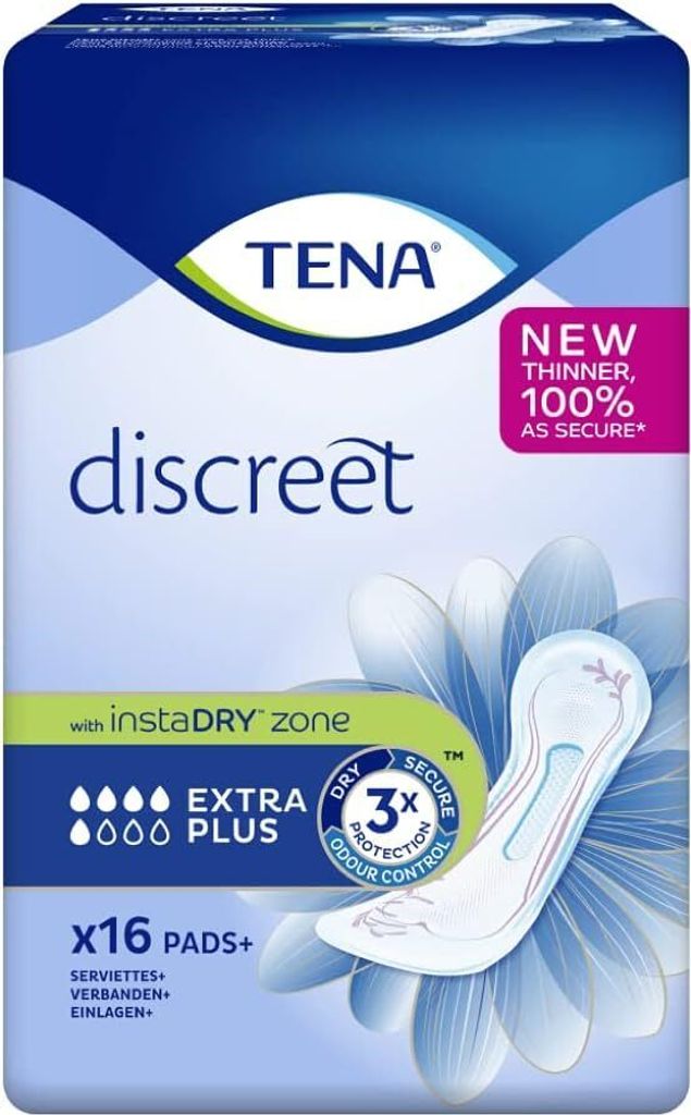Tena Lady Discreet Inkontinenz Einlagen extra plus 16 St Produktbild 