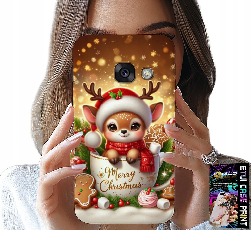 Hülle Für Samsung A5 2017 - Rentier Süsses Rentier Weihnachtsdesign
