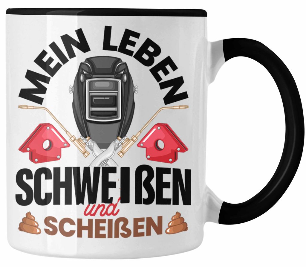 Schweißen Tasse Geschenk für Schweißer Metallbau Sprüche Produktbild 