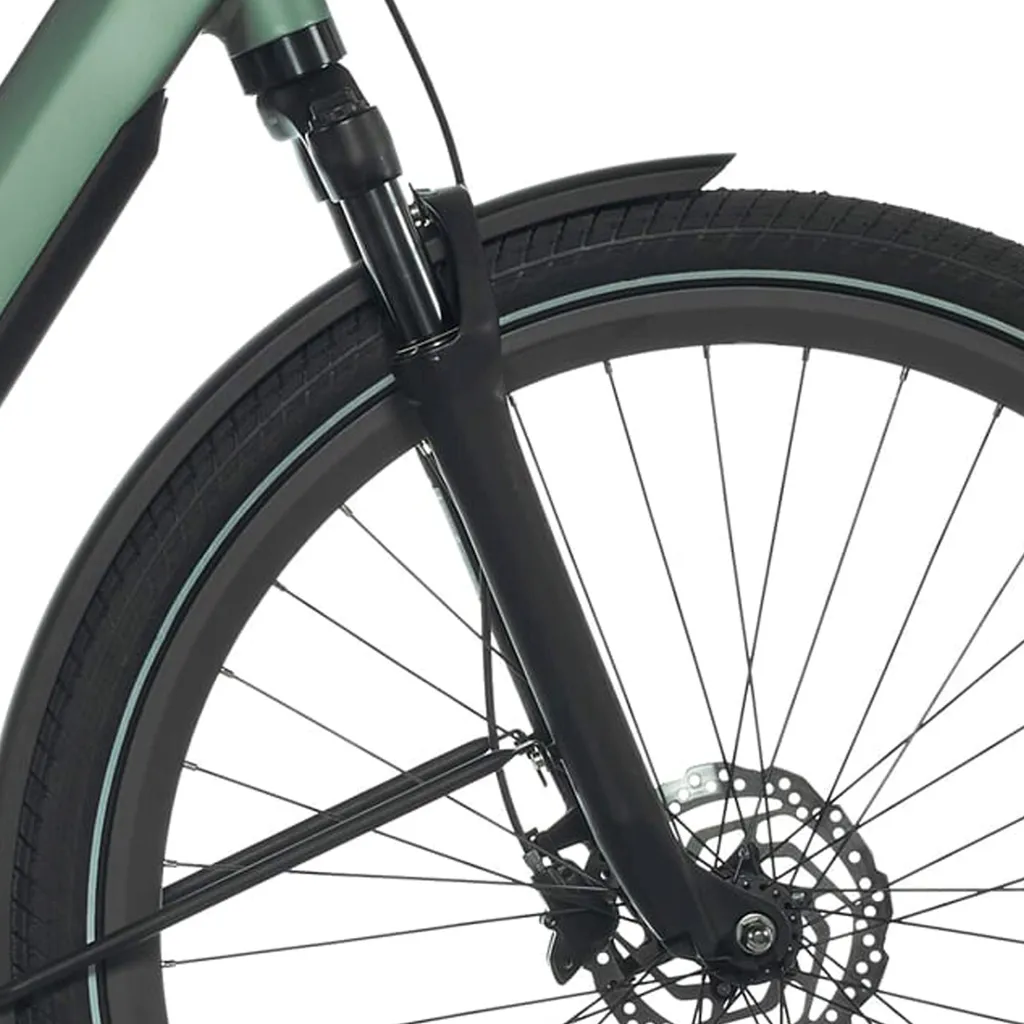 Fourche Rigide Cortina E-Silento First Volant en Aluminium Renforcé Noir