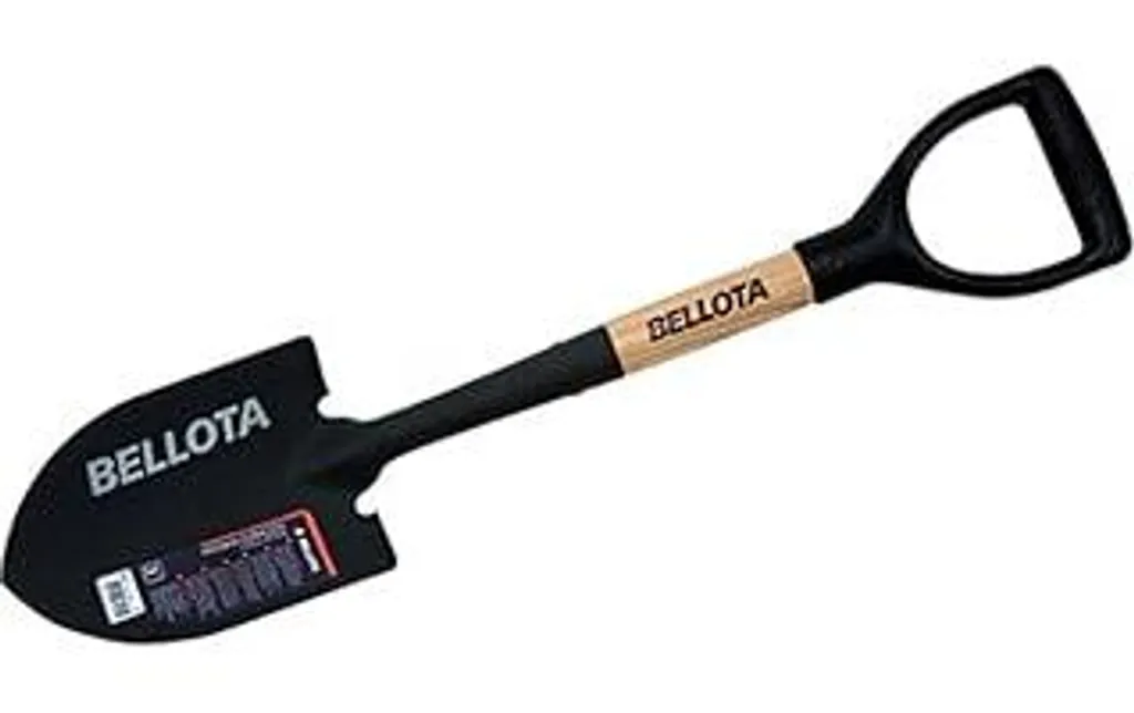 Bellota 5526 - Piccola pala multiuso con manico ad anello - Ideale per campeggio, giardino e neve - Dimensioni 150 x 680 mm