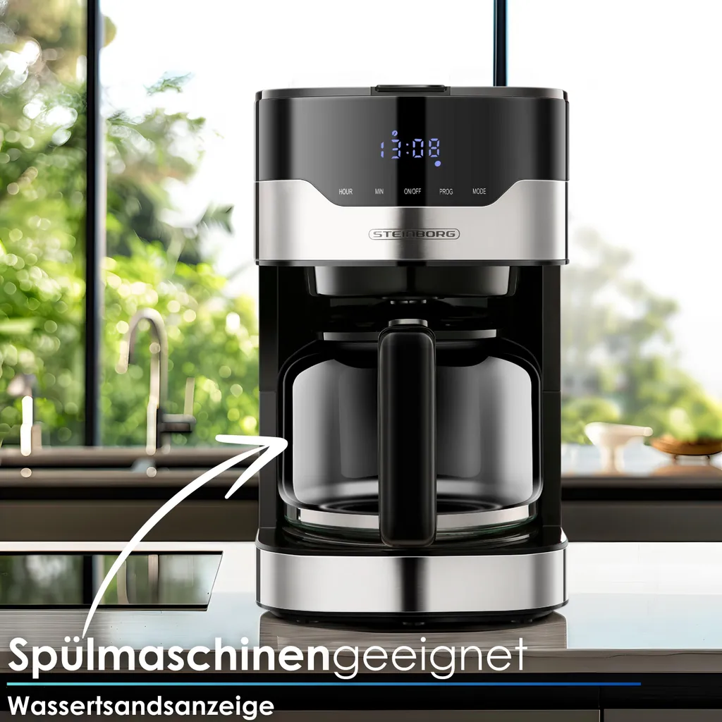 Machine à Café Programmable Steinborg : Votre Café Prêt dès le Réveil - 5