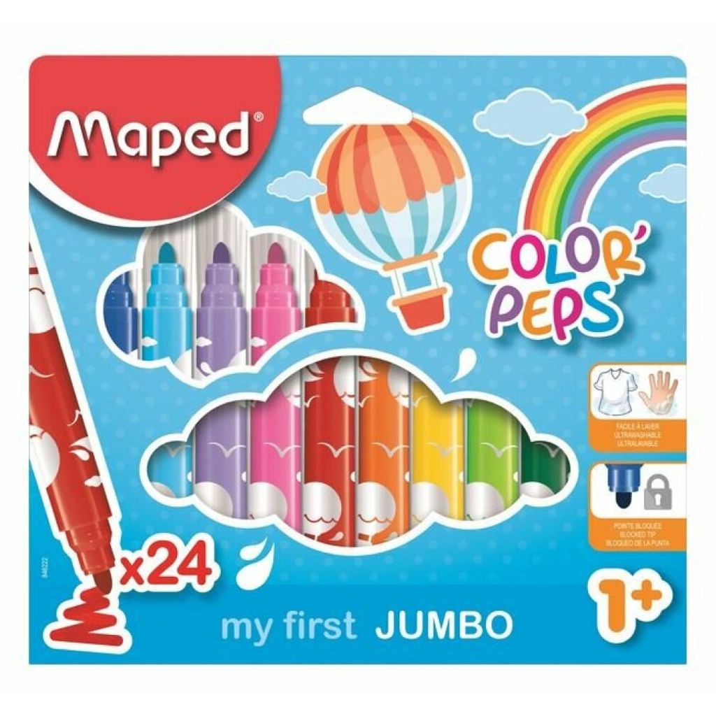 Maped my first Fasermaler COLOR'PEPS JUMBO 24er Kartonetui