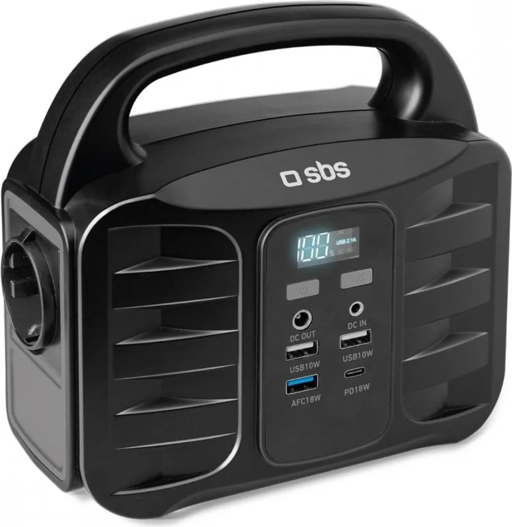 Station d'alimentation 150W SBS : ne tombez plus en panne de batterie noir