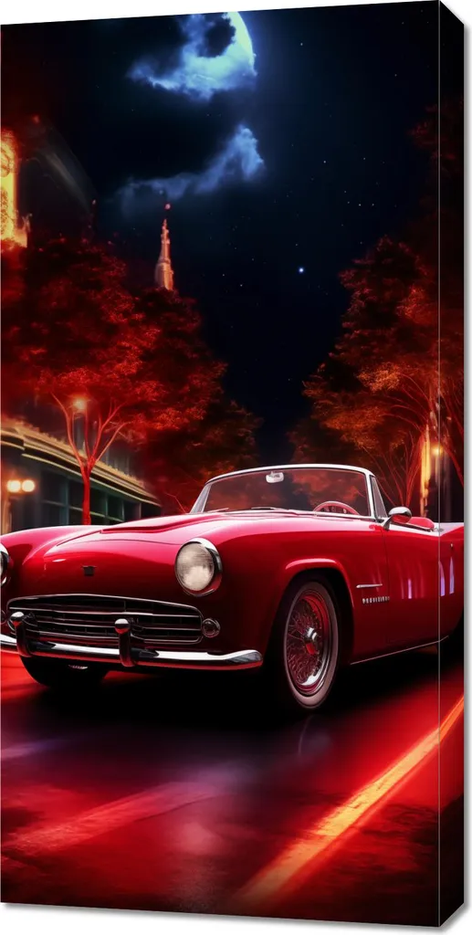 Décoration Murale Cris d'automobiles 50 x 100 cm - Cadre Design Moderne