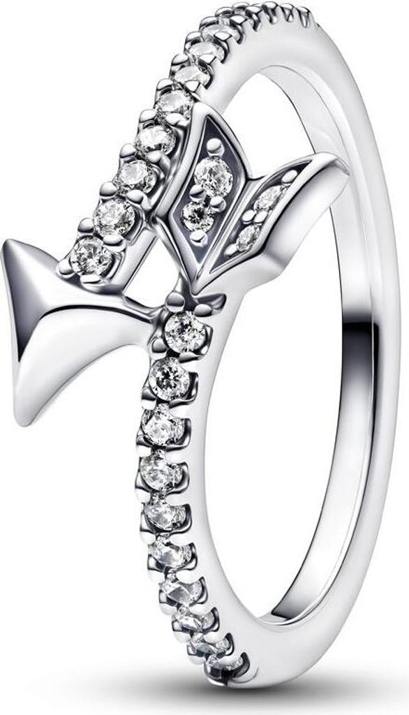 PANDORA Damenring Pfeil aus Sterlingsilber, Moments, Zirkonia