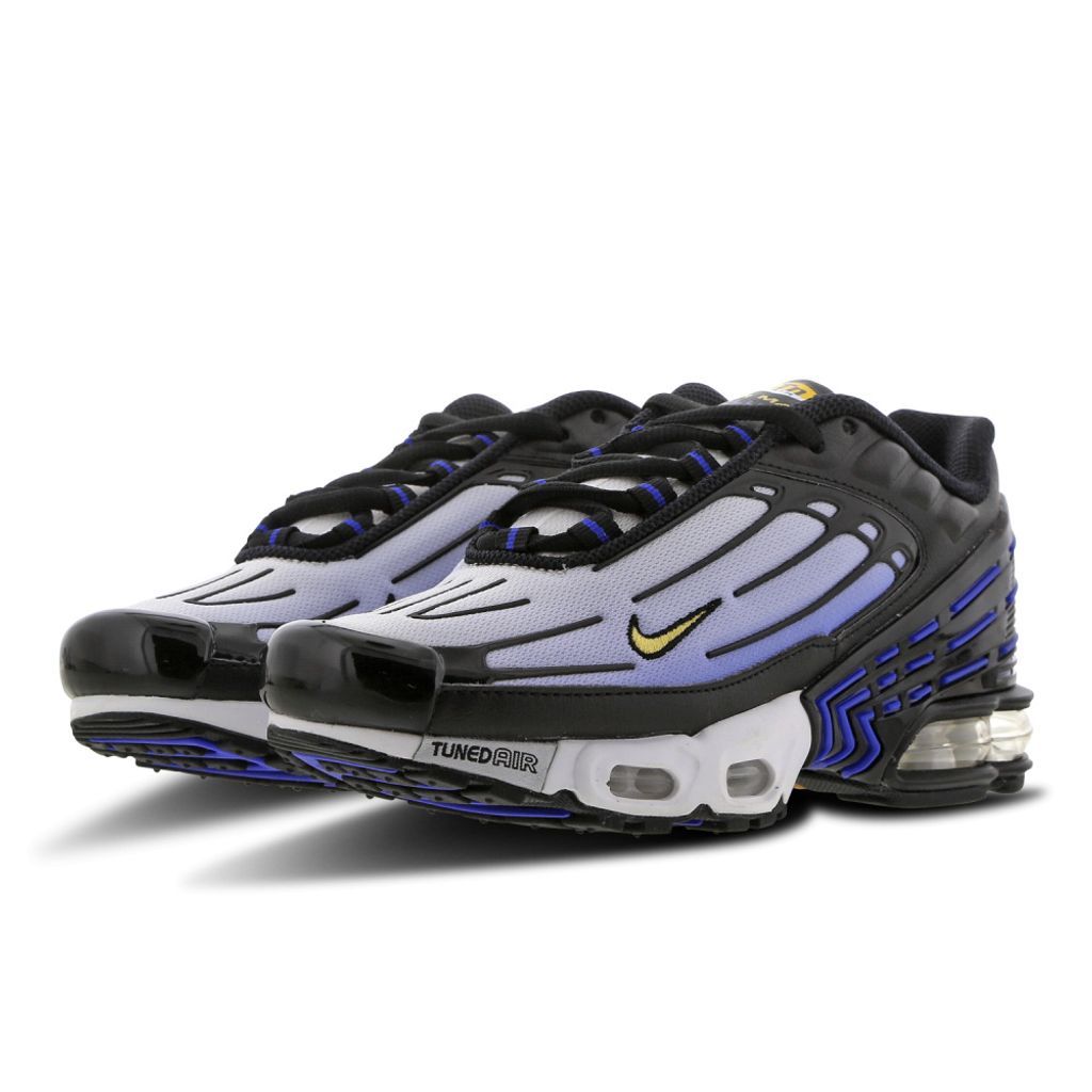 Nike Air Max Plus TN III 3 Black White Hyper Blue Haifisch Produktbild 