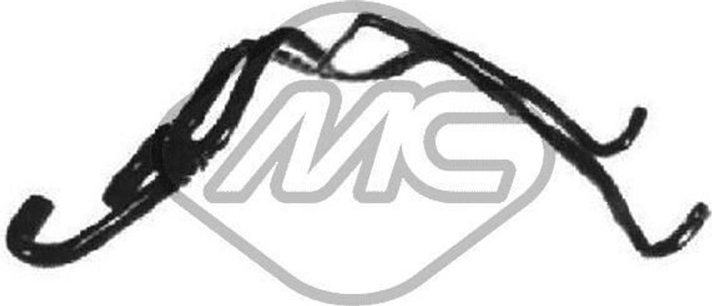 Metalcaucho Wärmetauscher-Schlauch Heizungsschlauch 08421 für RENAULT TWINGO I (C06) 0,68kg 680g