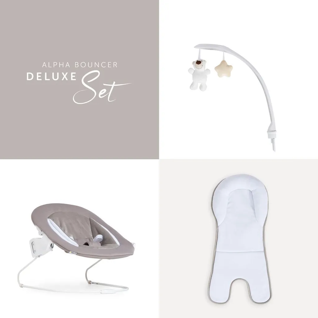 Hauck Alpha Plus Noir ensemble de naissance 4 pièces pour repas bébé - 4