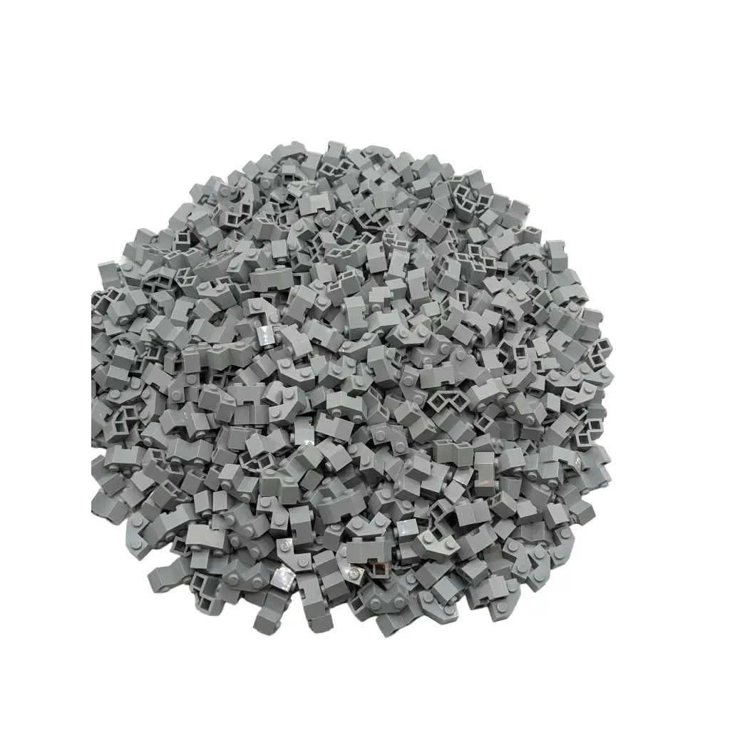 Brique d'Angle LEGO 87620 Gris Clair : Set de 250 Pièces pour MOC Art