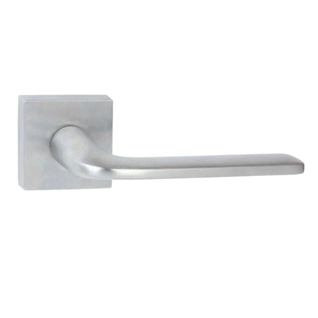 DOMINO Türgriff Drückergarnitur | Türklinke für Zimmertür, Bürotür, Kellertür & Innentür | Türbeschläge aus Znal | Bronze Türdrückerga...