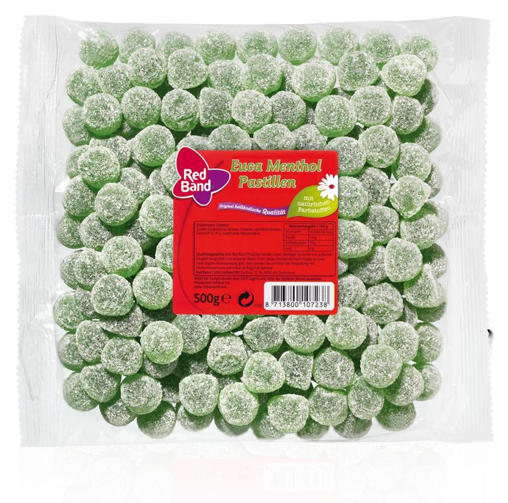 Red Band Euca Mentolové pastilky extra silné s cukrem 500g Obrázek produktu 