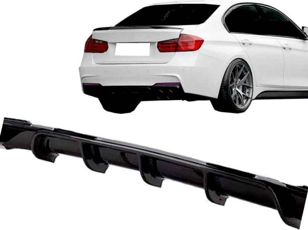 Diffusor hinten paßt für 3er BMW F30 F31 Stoßstange Einsatz hinten M 11-19