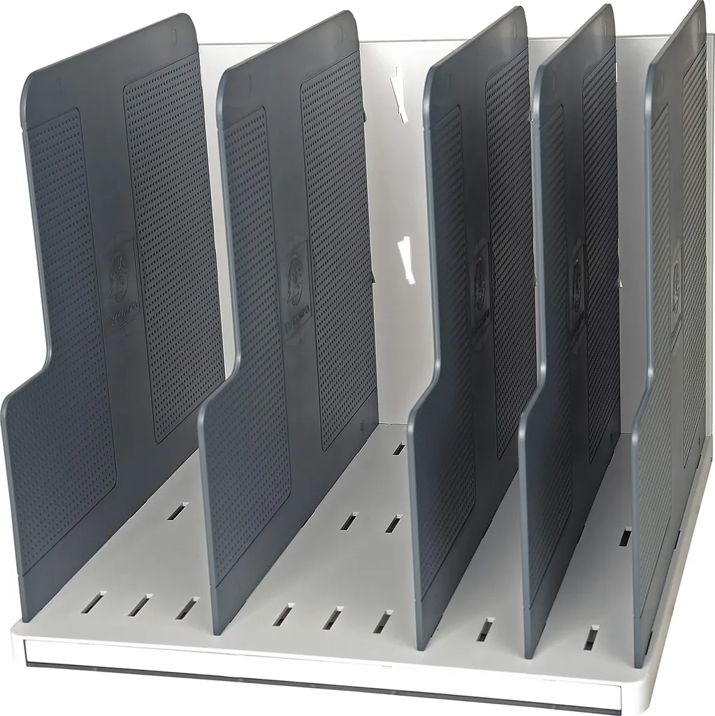 Trieur vertical de bureau Modulotop Exacompta 5 cases pour dossiers A4
