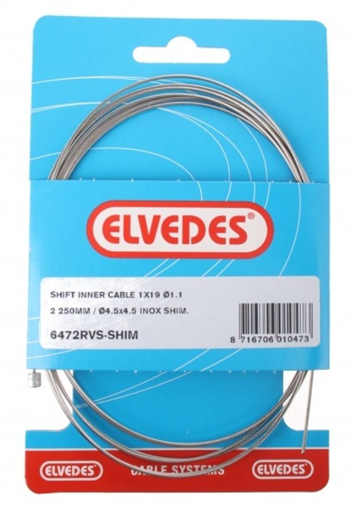 ELVEDES Schaltinnenzug "19 strands" Niro